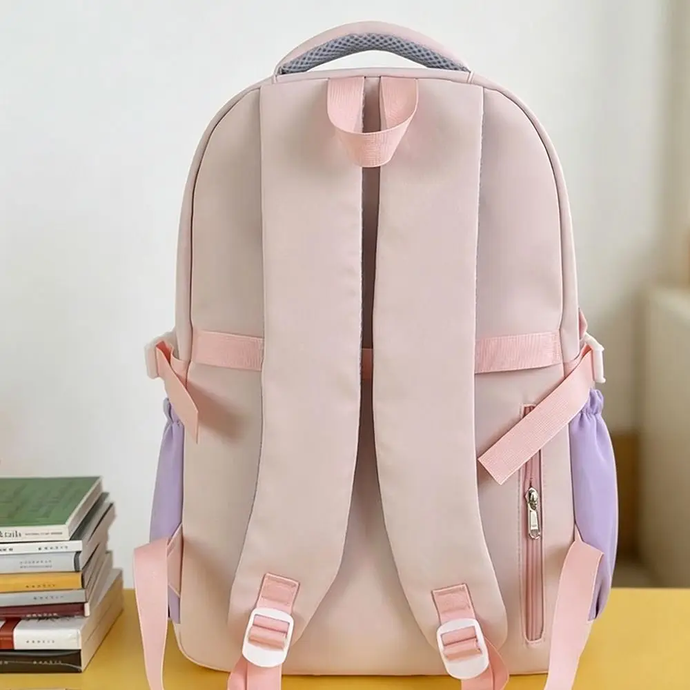 New Lace Detail Bunny Ear Backpack Bunny Ear Lightweight Student Backpack Sweet Style Large Capacity Travel Bag Student Use