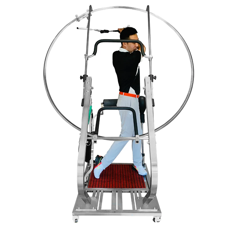 Golf swing training equipment Indoor swing track trainer Rhythm training