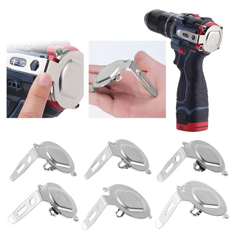 New Steel Drill Belt Hook Knock-proof Cordless Cordless Drill Hanger Wear Resistant Waterproof Drill Waist Hanger Workshop Use