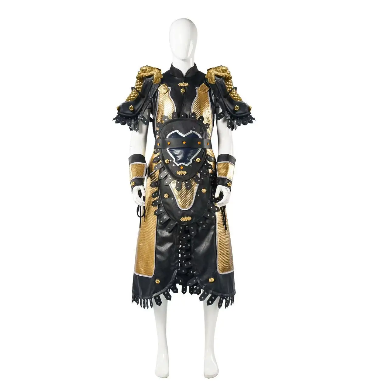 Black Mythology Wukong Series Destiny Man Golden Armor Set with the same cosplay costume as the Great Saint's Corpse