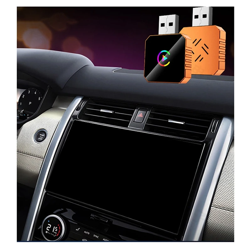 Super Sale Wireless CarPlay Wireless Adapter 2in1 for IPhone Android USB Plug&Play Adaptive Screen