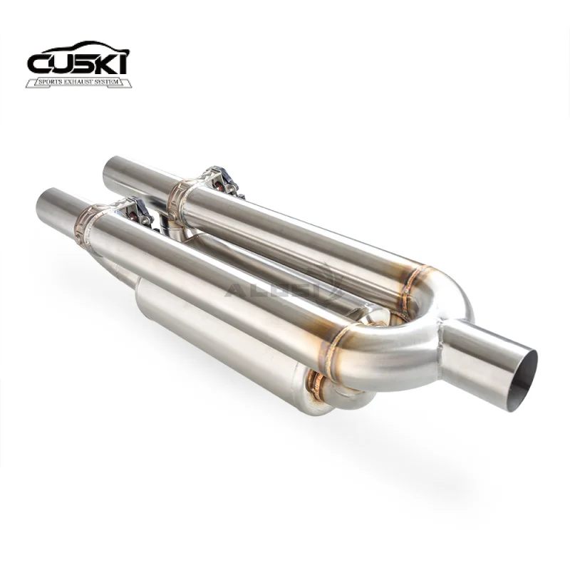 High-pressure exhaust pipe Suitable for Ford Raptor F-150 2010-2020 Valve Exhaust Customized Exhaust Mid Pipe Power Boosting