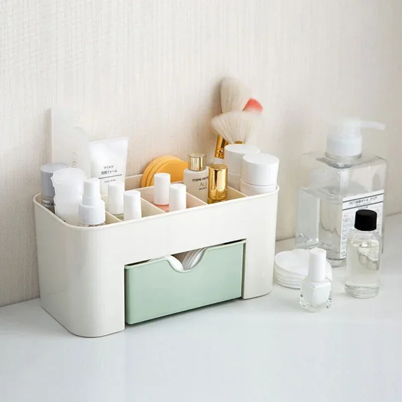 Nail Storage Box Container Cotton Swab Storage Box Accessories Cleaning Desktop Tools Multifunctional Jewelry Box Cosmetic stor