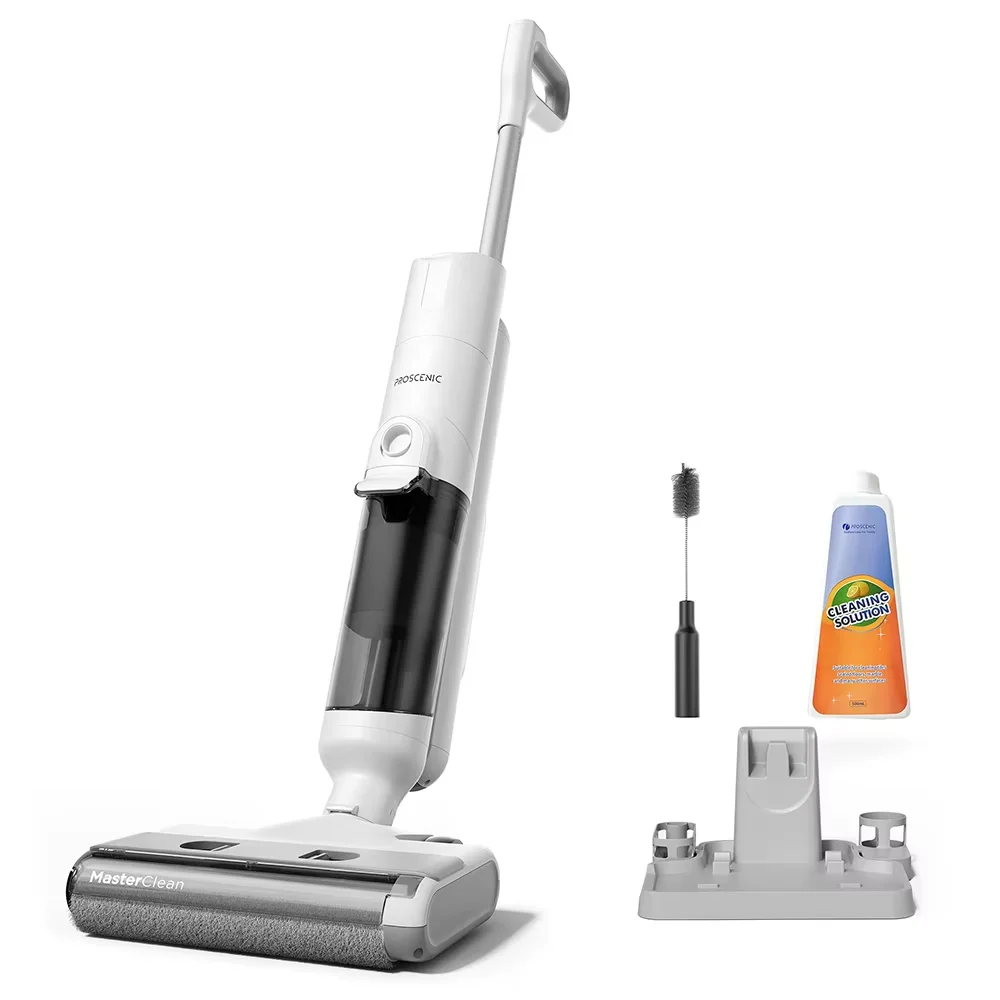 Proscenic F10 Pro Cordless Vacuum and Mop, 30min Runtime, Self-Cleaning, LED Screen, All-Around Edge Cleaning, 3 Cleaning Modes