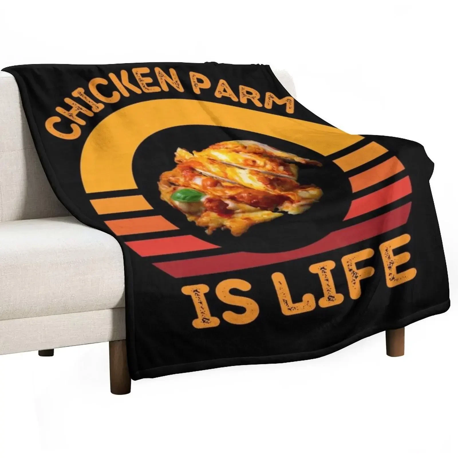 

Chicken Parm is Life Parmigiana Italian Food Lover Throw Blanket Blankets Sofas Of Decoration valentine gift ideas Blankets