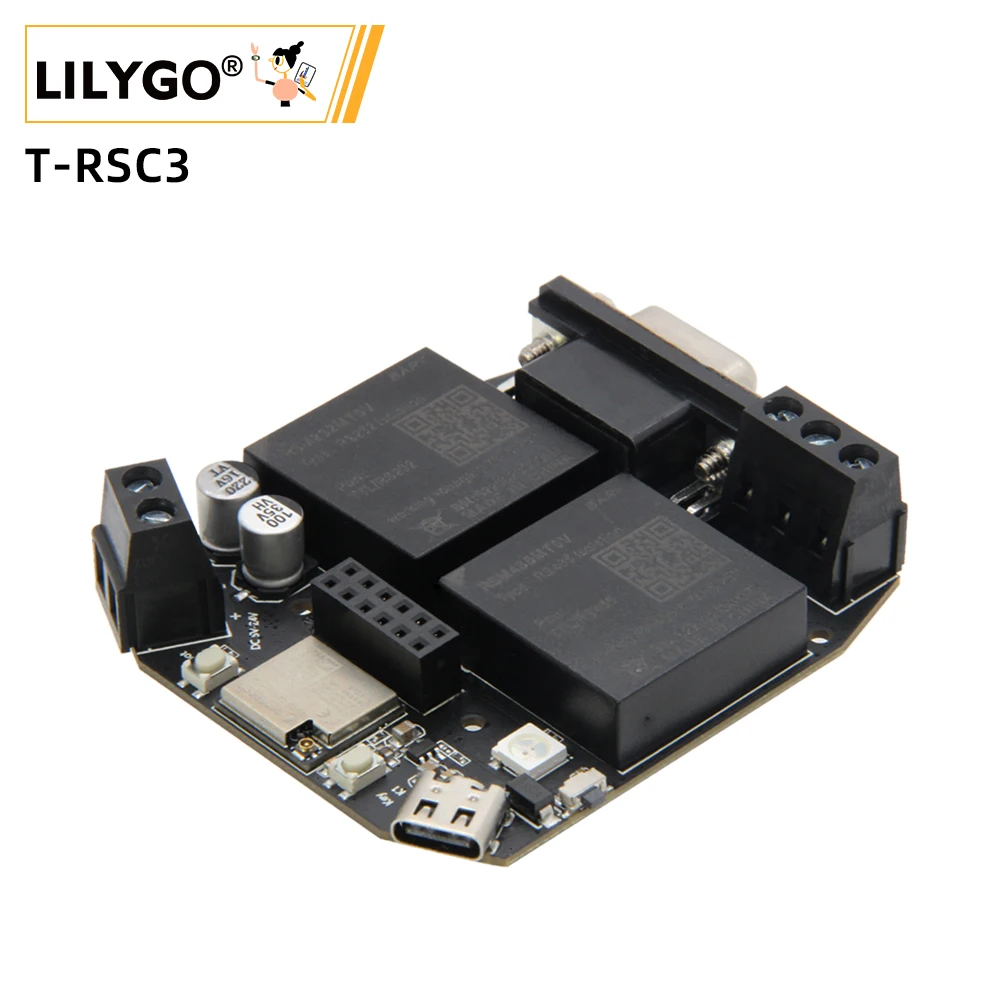 LILYGO® T-RSS3 ESP32-S3 Development Board RS232 RS485 5V Module On-Board WS2812 Wi-Fi Bluetooth 5.0 Typs C RSM232MT5V RSM485MT5V