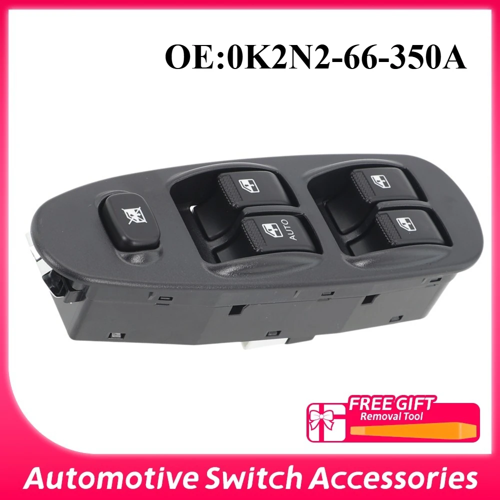 0K2N2-66-350A For Kia Sephia Sedan Front Left Driver Master Power Window Switch Button 0K2N266350A 0K2A2-66-350 ok2a266350