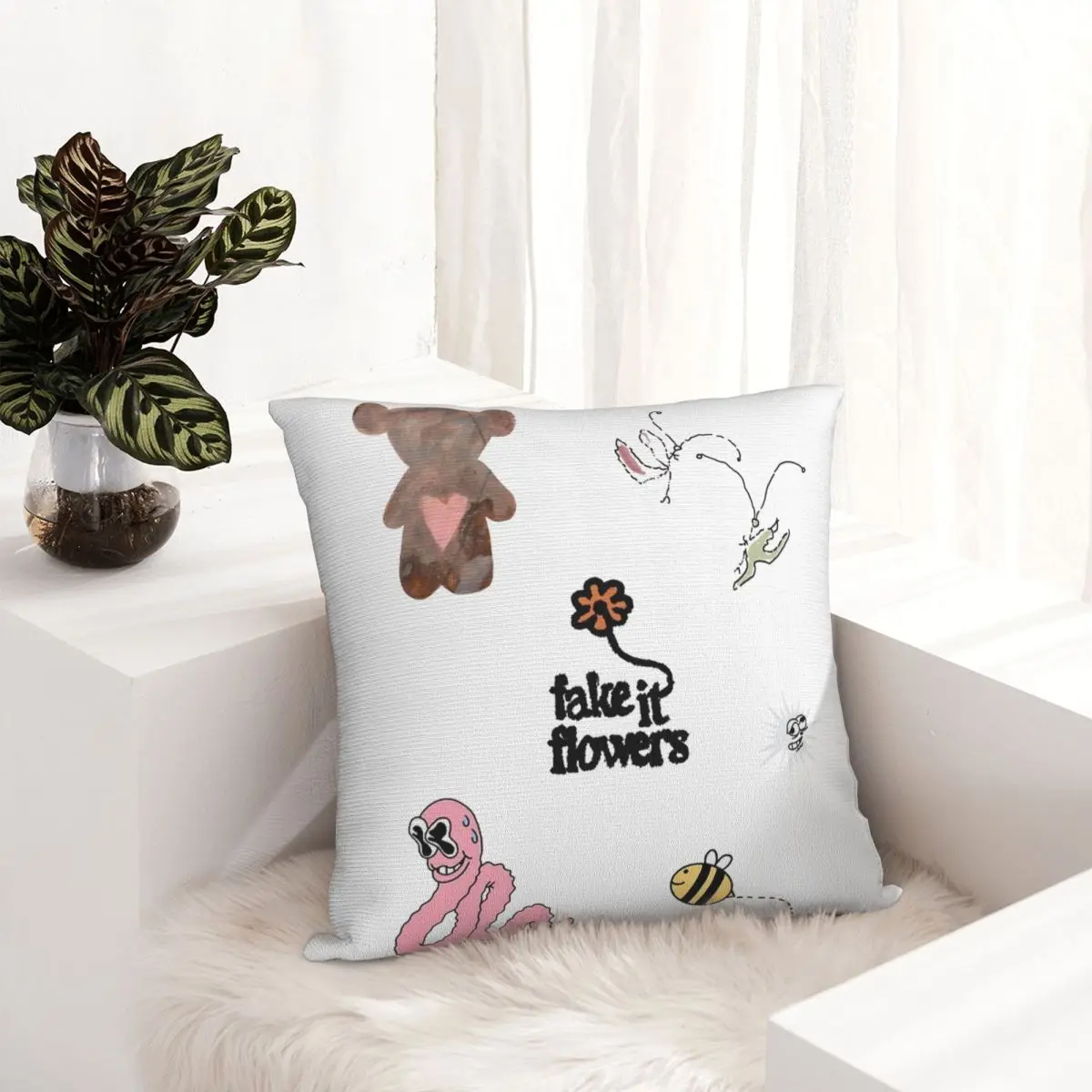 Beabadoobee Album Pillowcase Double-sided Printing Polyester Cushion Cover Decorative Throw Pillow Case Cover  40X40cm image 3