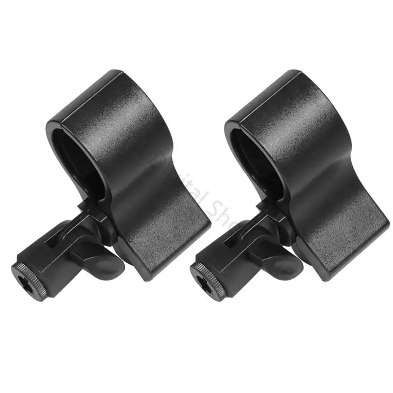96BA Recording Holder Clip Set with Spring Clamp, Adjustable Joint and 2 Pack Design for Podcast and Meeting Desk Work