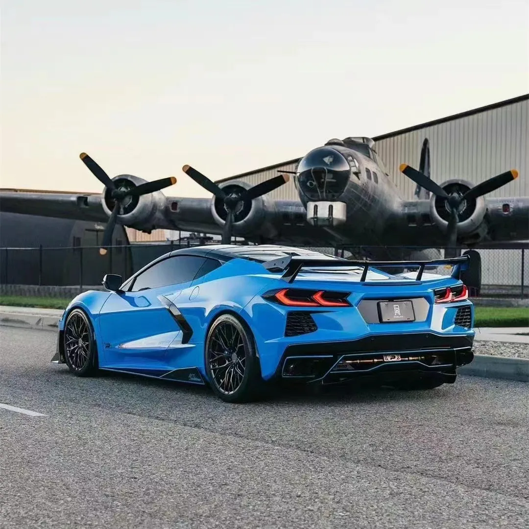 

Подходит для Chevrolet Corvette C8, спойлер из углеродного волокна, обновленное крыло Z51style