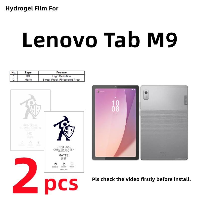 2Pcs Hd Hydrogel Fi…