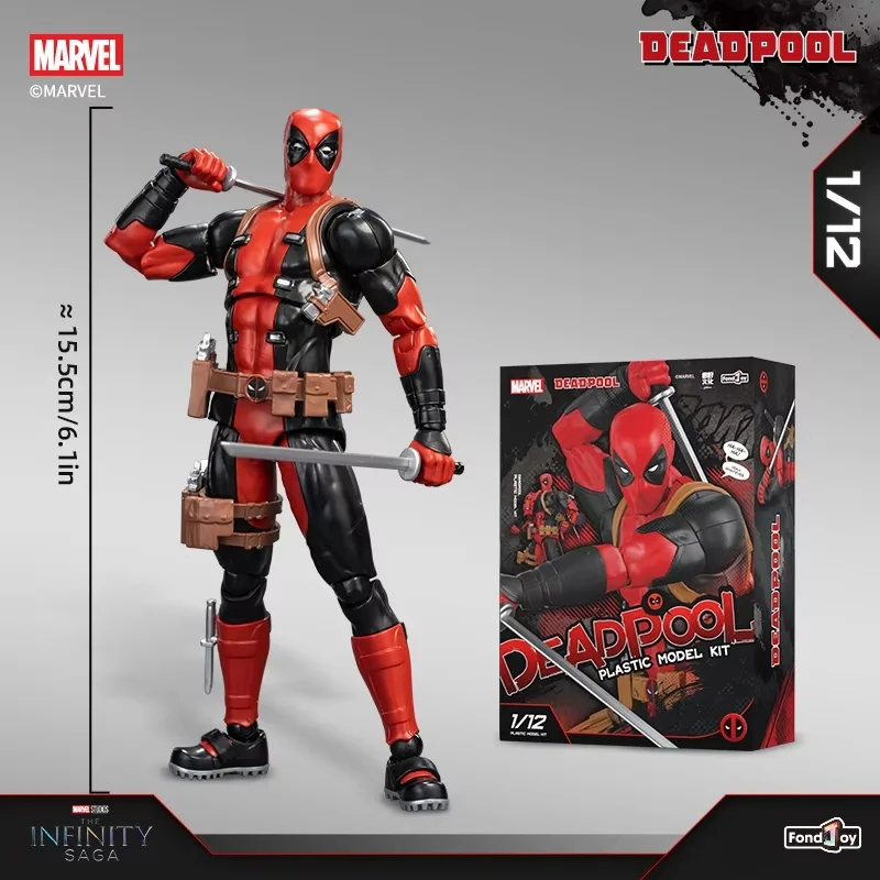 

Fondjoy Deadpool Assembled Model 1/12 Scale Collectible Action Figure - PVC Movie Character Toy Gift for Boys Birthday