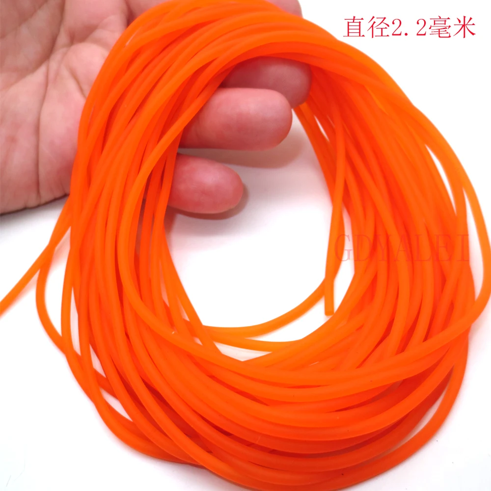1,2 mm 1,4 1,6 2,0 2,2 2,4 2,5 mm rubber massief elastische rubberen lijn 500g rubberen lijn voor het vissen traditioneel niveau rond