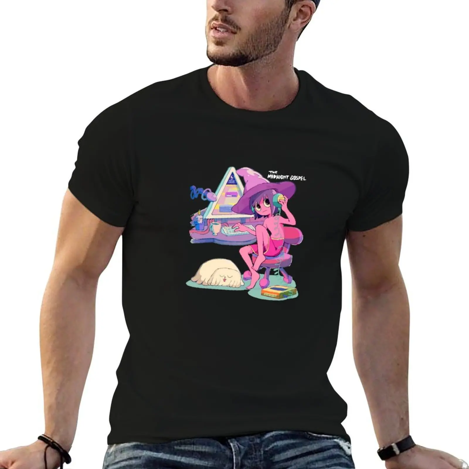 

the midnight gospel work T-Shirt black cotton t-shirt plain for man package cotton t shirt pack graphic t shirts for man T-shirt