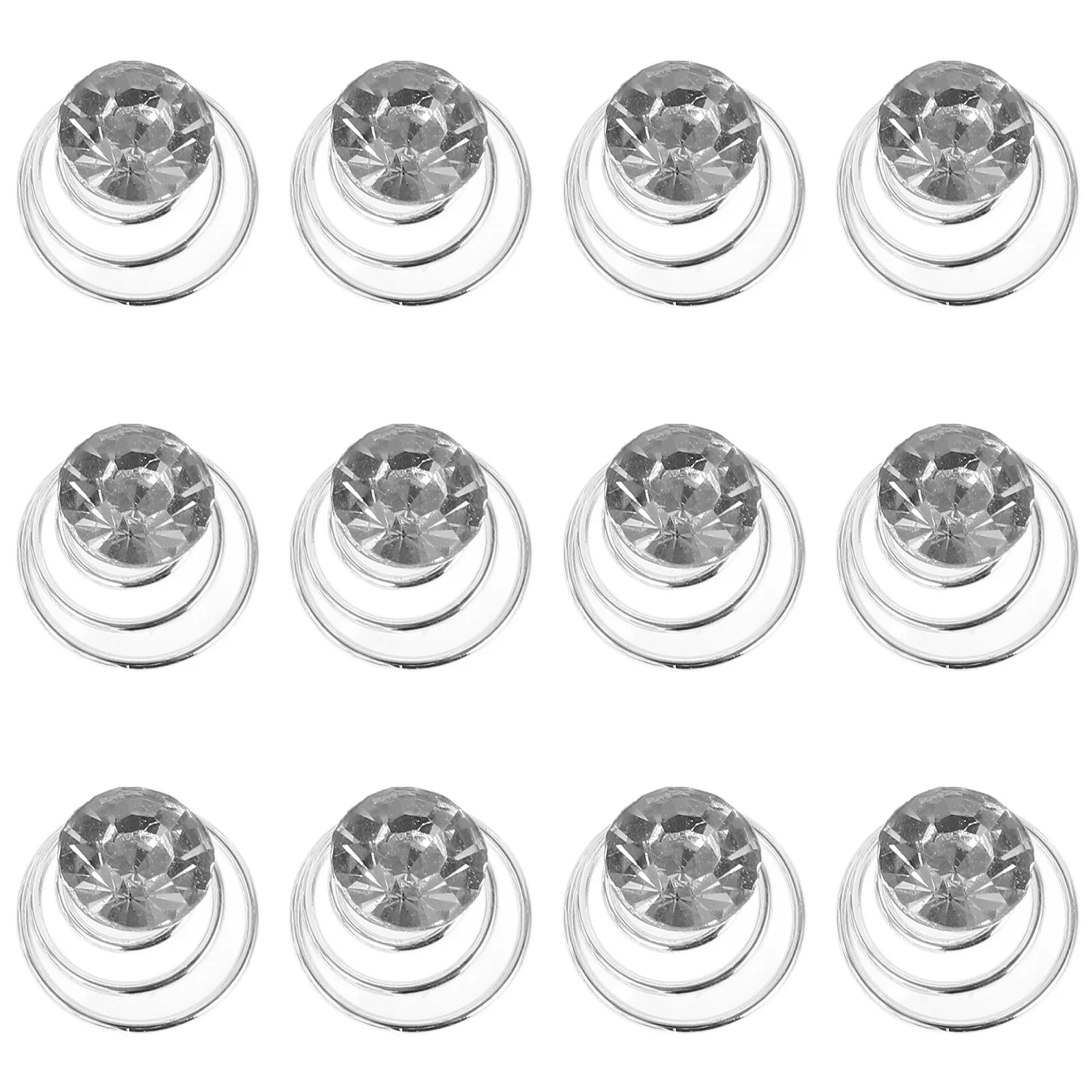 

12pcs Metal Bun Clips Swirl Hair Clips Coil Spiral Hairpin Decorative Pins For Bridal Bridesmaid Wedding Party Prom Events