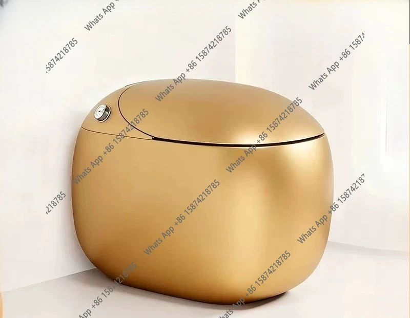 

Desert Gold Smart Toilet Fully Automatic Household Color Round Egg Shape Automatic Induction Drying