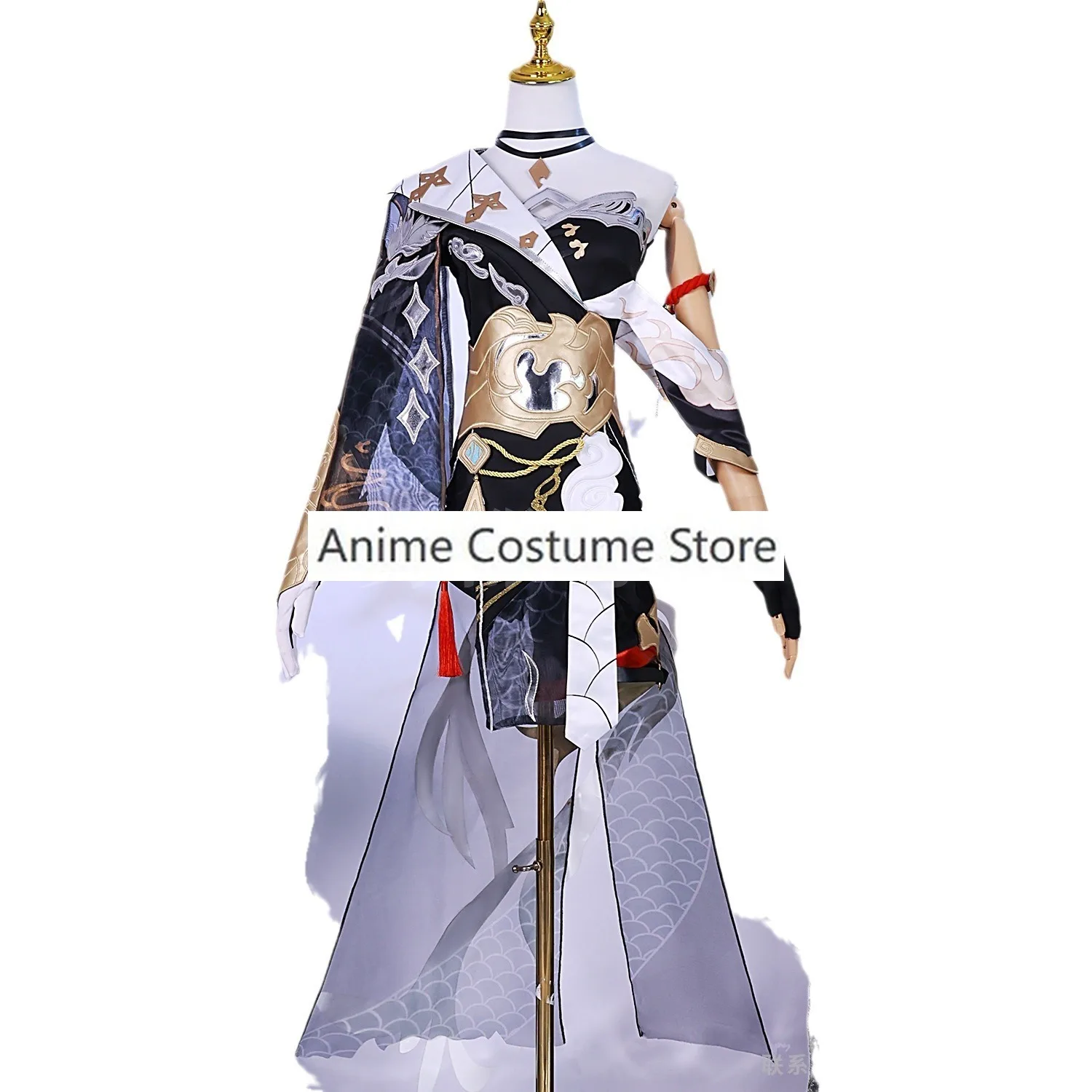 فوهوا زي تأثيري للنساء ، فو هوا من هونكاي تأثير 3 ، لعبة ، فستان الجلد ، أنثى ، عالية الجودة ، شعر مستعار ، جديد