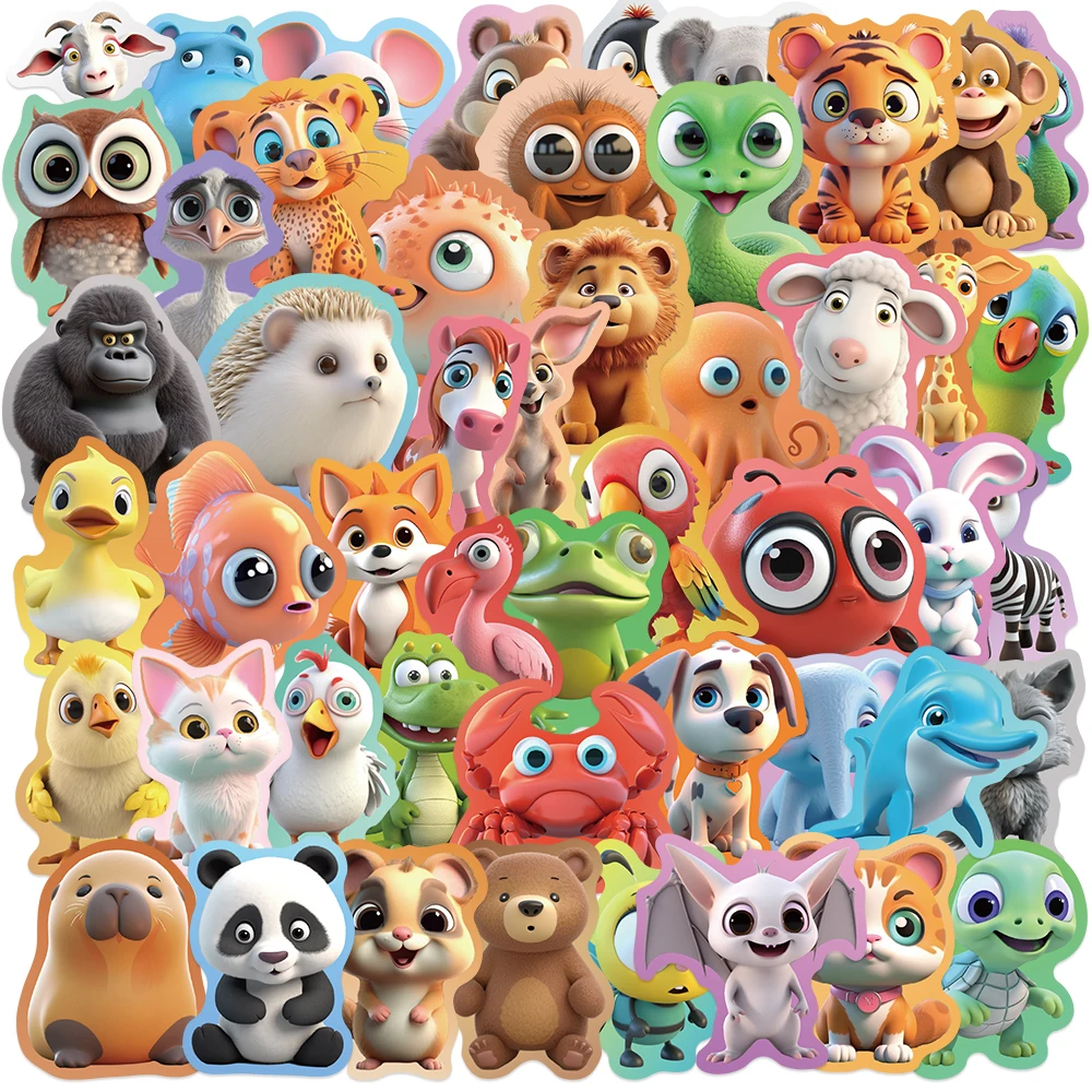 50PCS Cute Animal Water Bottle - Phone Cases Kids review and price