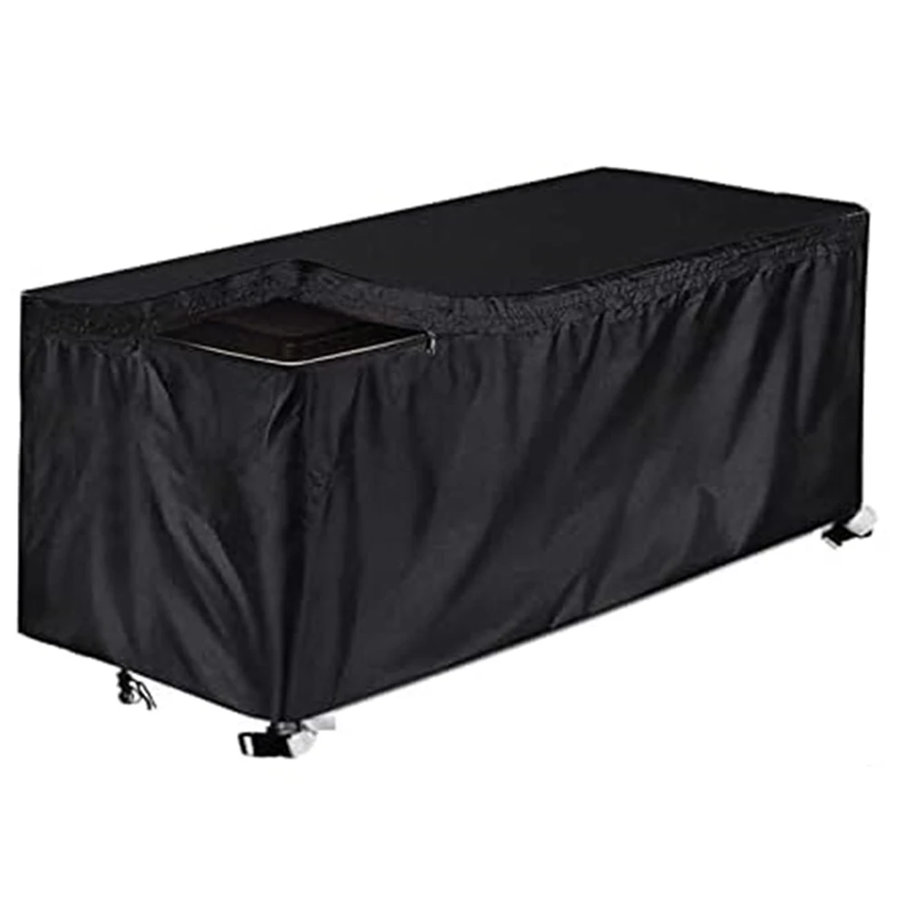 210D Waterproof Garden Storage Box Cover For Outdoor Furniture Rectangle Black Outdoor High Quality Furniture Covers