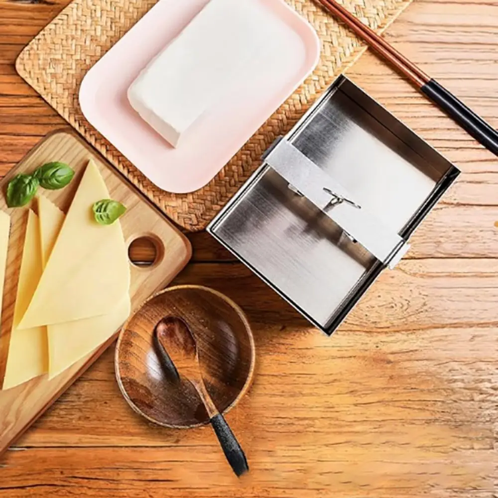

304 Stainless Steel To Fu Press Mould Adjustable with Drain Hole Soybean Curd Maker Rust-proof DIY Yogurt Filter Cheese