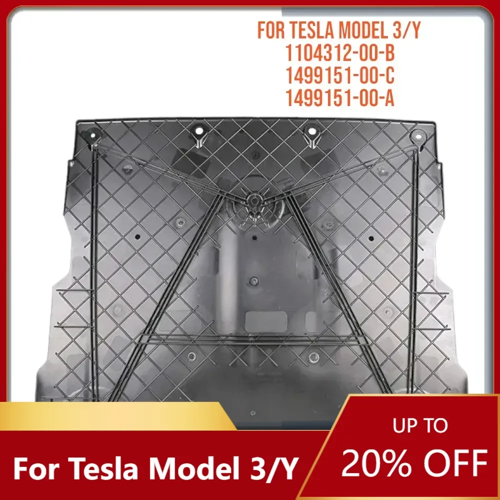 For Tesla Model 3 Y Front Motor Protection Shield Engine Skid Plate 21-23 1499151 1104312  Parts Replacement  OEM High Quality