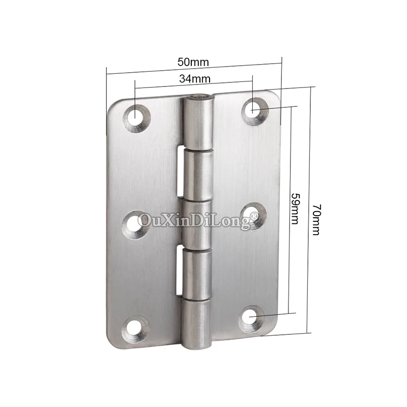 10PCS 304 Stainless Steel Industrial Equipment Machine Hinge Distribution Box Folding Hinge Switch Electric Cabinet Door Hinge