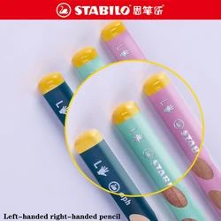 3Pcs German Stabilo Pencil 321 Left Hand Pencil Children's Correct Grip Posture Practice Writing Safe and Non-toxic Stationery