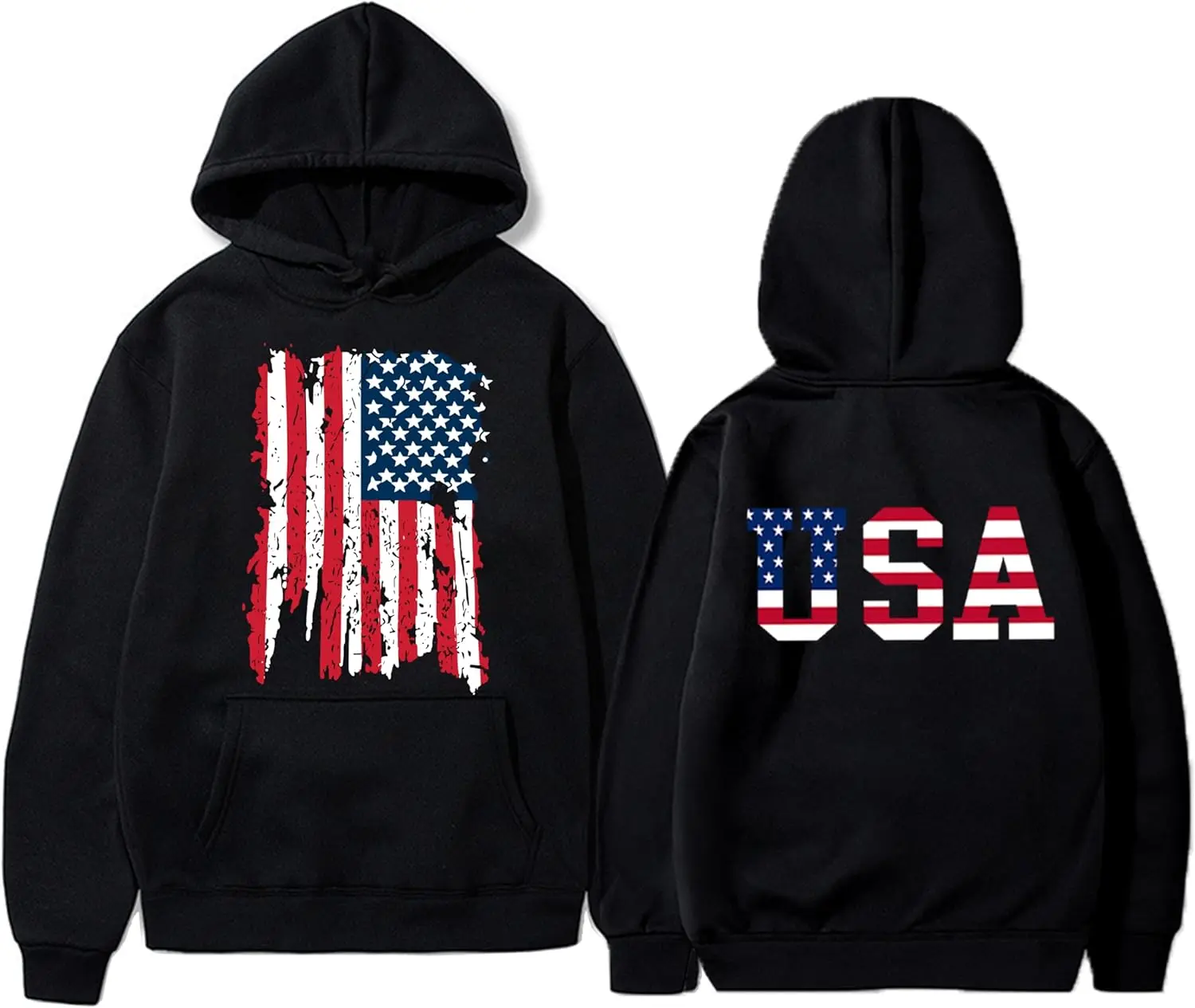 Moletom com capuz dos EUA para homens suéter com bandeira americana feminino pulôver de manga comprida unissex suéter dos EUA com capuz para homens