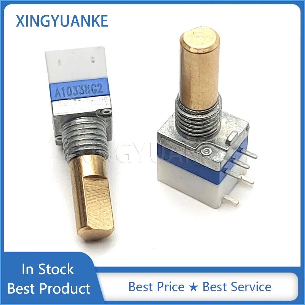 5PCS Interphone Potentiometer With Switch A10K B10K Walkie Talkie Volume Switch Accessories A103 B103 For UV-5RE UV-82 Radio