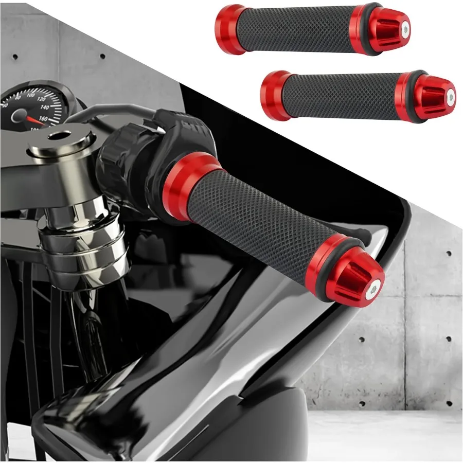 

2PCS Motorcycle Handlebar Grips7 8 1 Motorcycle Grips Tuning Accessories Compatible with Honda Yamaha Suzuki Personalized Motor