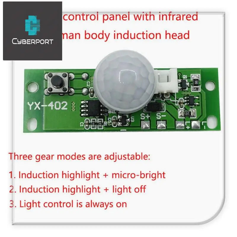 Solar Night Light Circuit Board Control Sensor DIY Kits As Shown Lithium Battery Charger Induction Distance