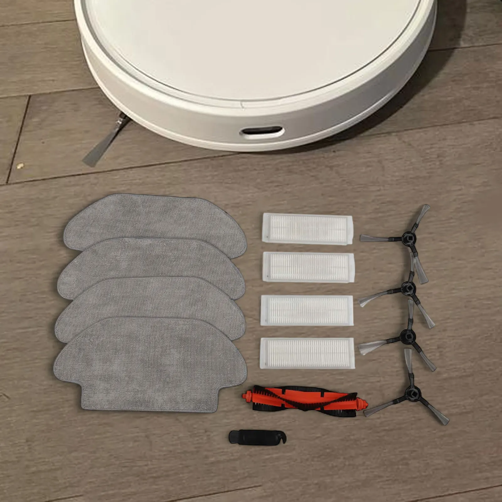 

For Karcher RCV 3 Side Brushes Set RCV 3 Replacement Parts Efficient Floor Cleaning Mop Kit Regular Use Maintenance