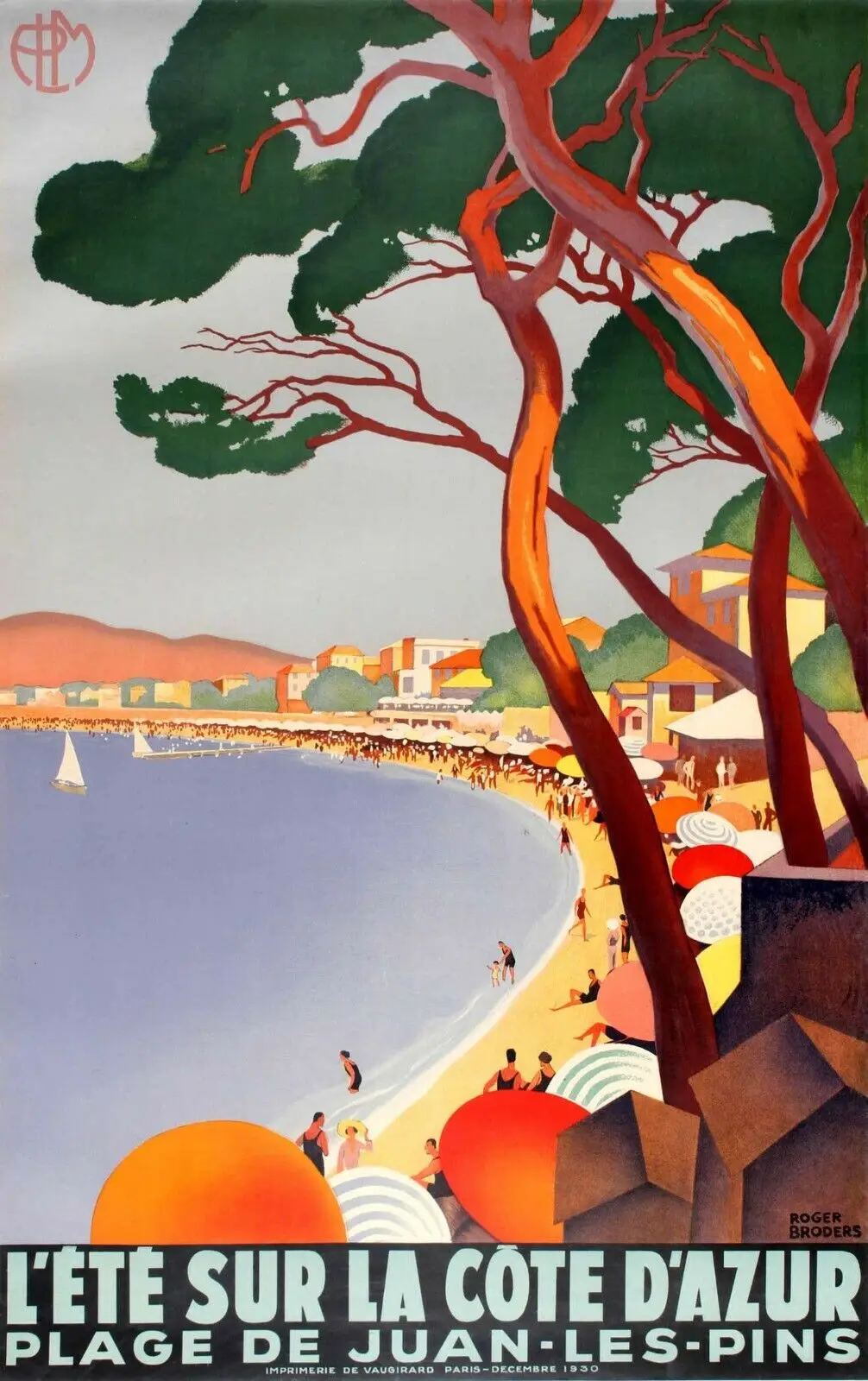 

Vintage Cote D'Azur French Riviera Summer Print Art Canvas Poster for Living Room Decoration Home Wall Decor Picture