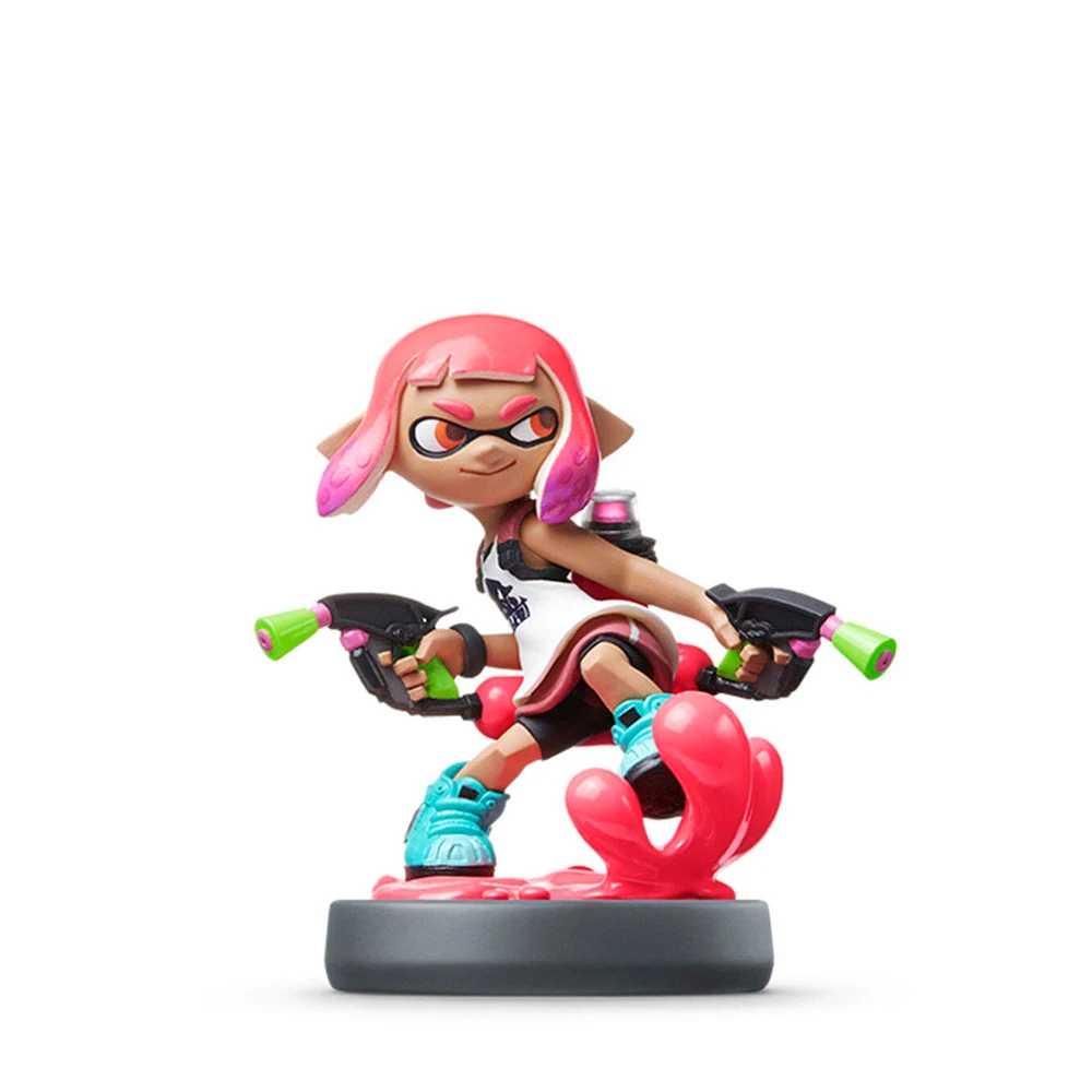 ARTSWIFT Toy Store Figurine Splatoon Series Girl Neon Inkling Boy Neon Green Squid Purple Asian Version Region Free