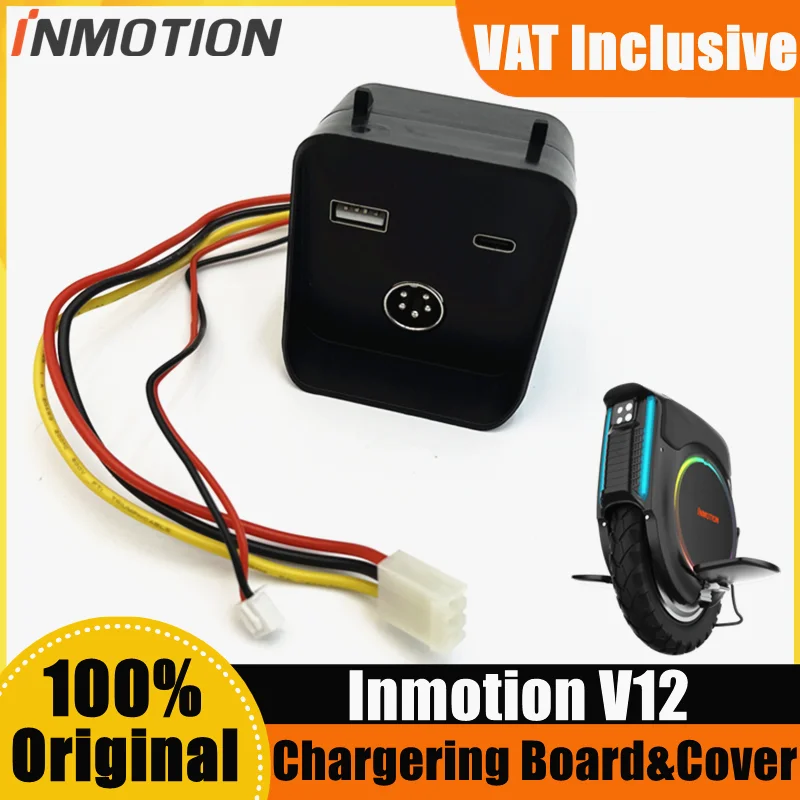 Original V12 Chargering Board With Charger Plastic Cover Spare Parts Suit for Inmotion V12 Electric Unicycle Chargers Accessorie