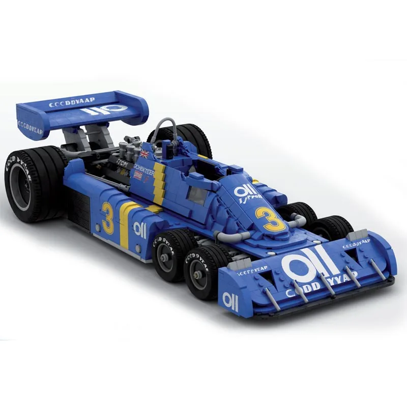 子供のためのスーパーレースカーモデルビルディングキット,MOC-158318,p34,1:8,作成者ブロックレンガ,誕生日プレゼント,おもちゃ,新しい技術