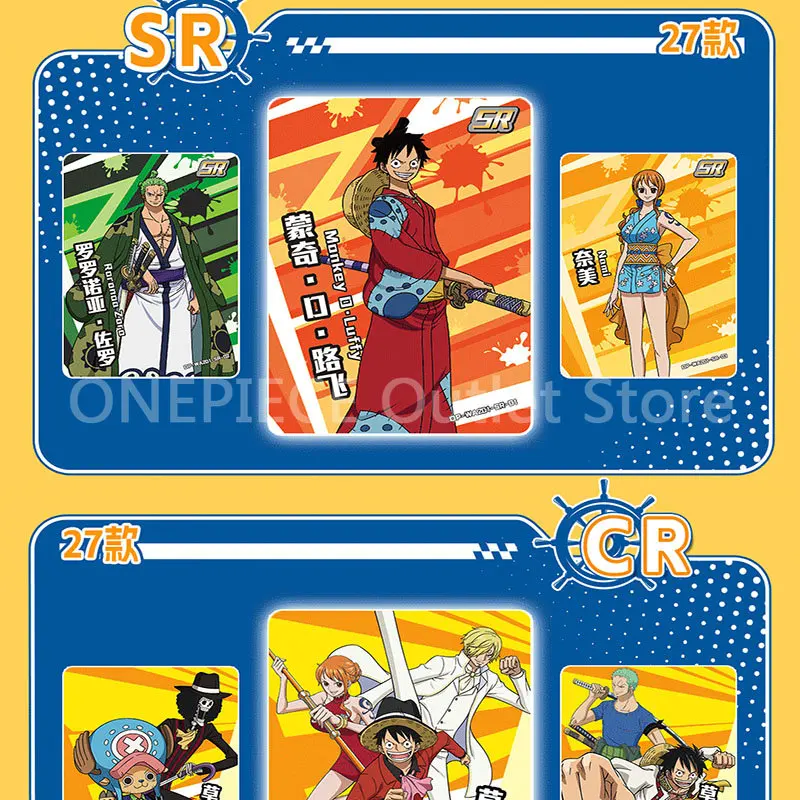 New Original One Piece Collection Cards Booster Box Harmony Country Chapter Anime Collectible Full Serie Card Children Gift Toys