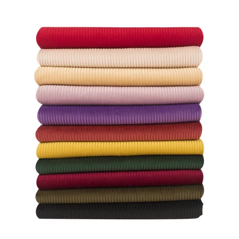 1M/3M Corduroy Fabric 100% Cotton 3D Plush Fabric 8mmThickening Dress Fabric Handmade Sewing Patchwork Clothing Sofa Curtain DIY