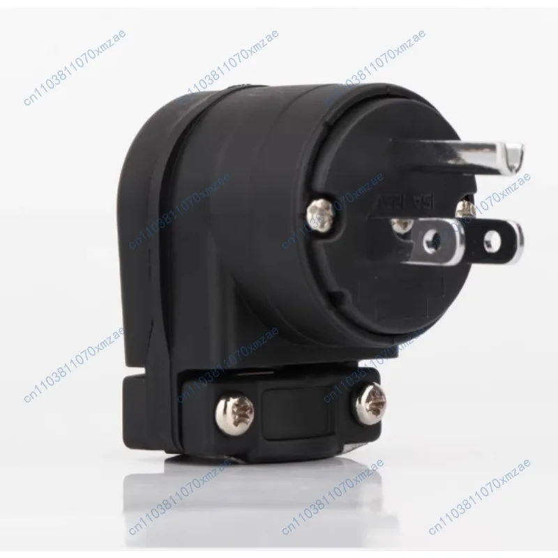 1 piece FI-127 L-shaped power connector HIFI audio L-shaped angled plug