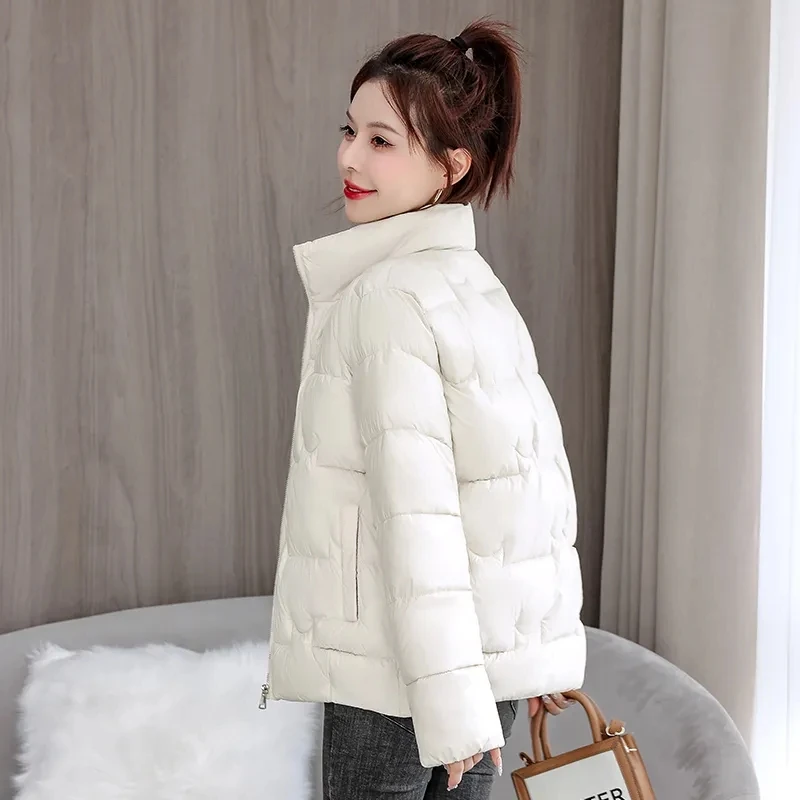 Winter New Warm Thick Jacket Women Korean Down Cotton Short Jacket Parkas Snow Wear Coat Female Casual Loose Outwear Overcoat