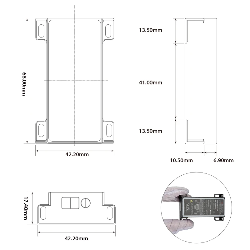 NEW LDL-P4 TTL Output Laser Distance Measurement Sensor 20m Industrial Grade Laser Distance Sensor for Forklift