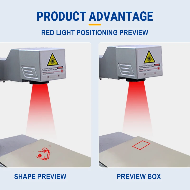 TH-600 60W Raycus Fiber Laser Flying Marking Marker Machine for Metal Stainless Steel Copper Aluminum Engraving