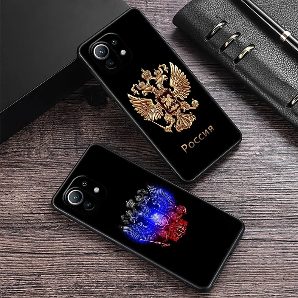 Russia Russian Flags Emblem Phone Case For Xiaomi 13T Pro Case Xiaomi 11 Lite 5G NE 12T 12 13 Pro 12 Lite 9 10 Back Cover Funda