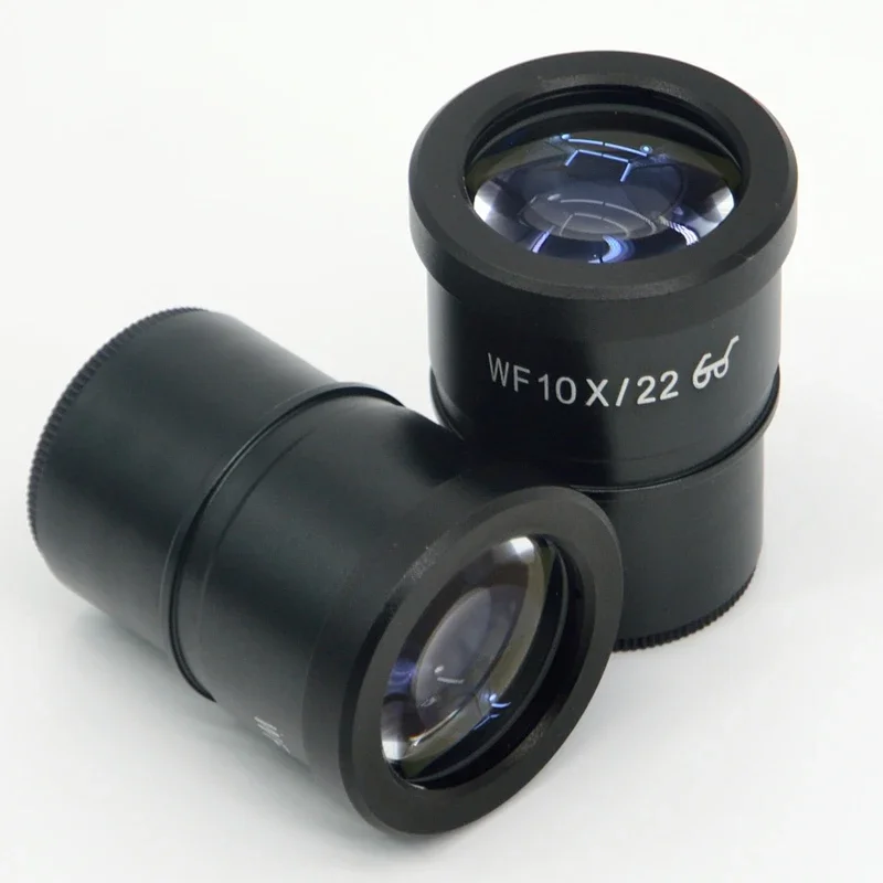 2PCS 1PCS High Point WF10X WF10X/22 Wide Field Eyepiece For Binocular Trinocular Stereo Microscope 30MM Installation Interface