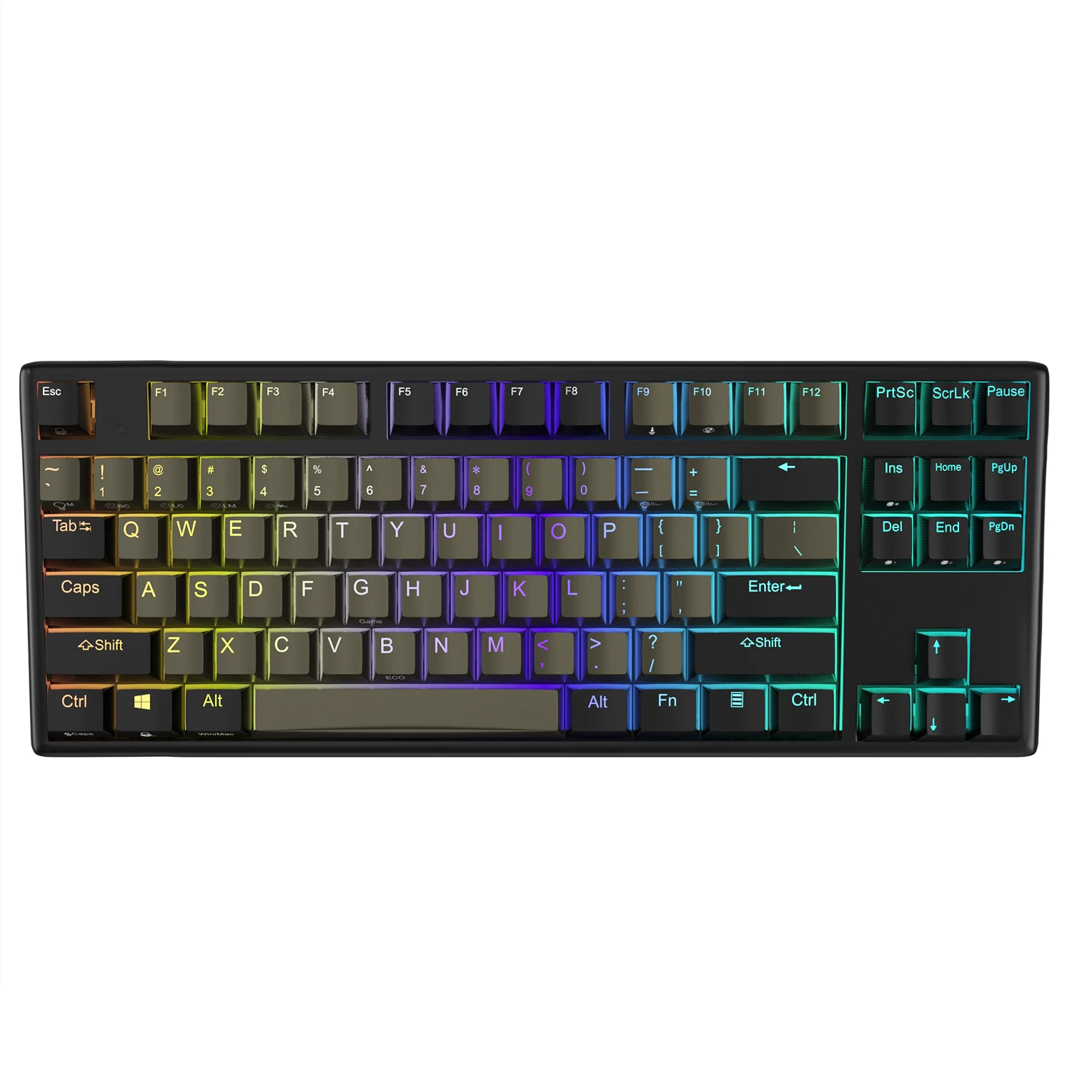 87keys Backlit 3 modes swith Wired USB Keyboard Ideal for Windows Mac Gaming Mechanical Gaming Keyboard