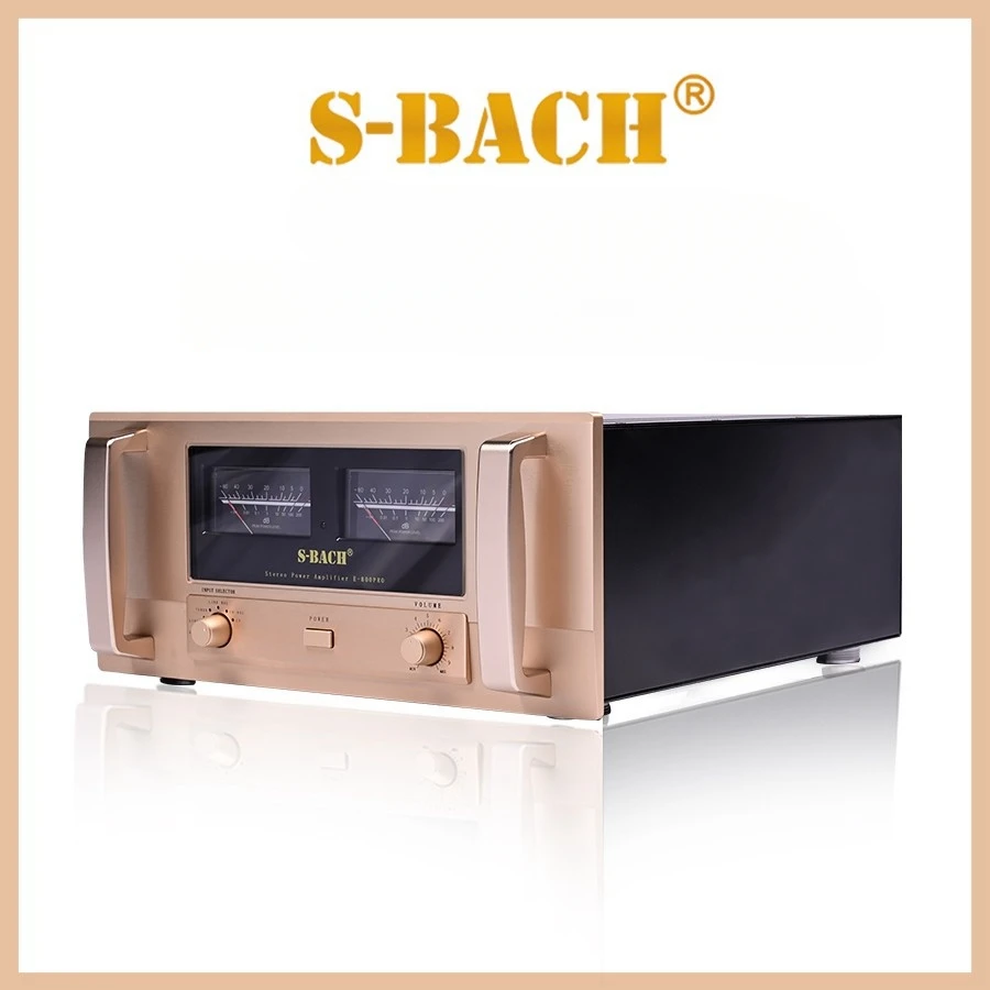 New S-BACH E-800pro High Fidelity HiFi Amplifier High Fidelity AB Class A and B Dual Channel High end Transistor Hifi Audio