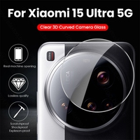 3D Curved Tempered Glass Lens Case For Xiaomi 15 Ultra 15Ultra 5G Camera Protective Glass On Xiaomi15Ultra Xiomi Mi15Ultra 2025