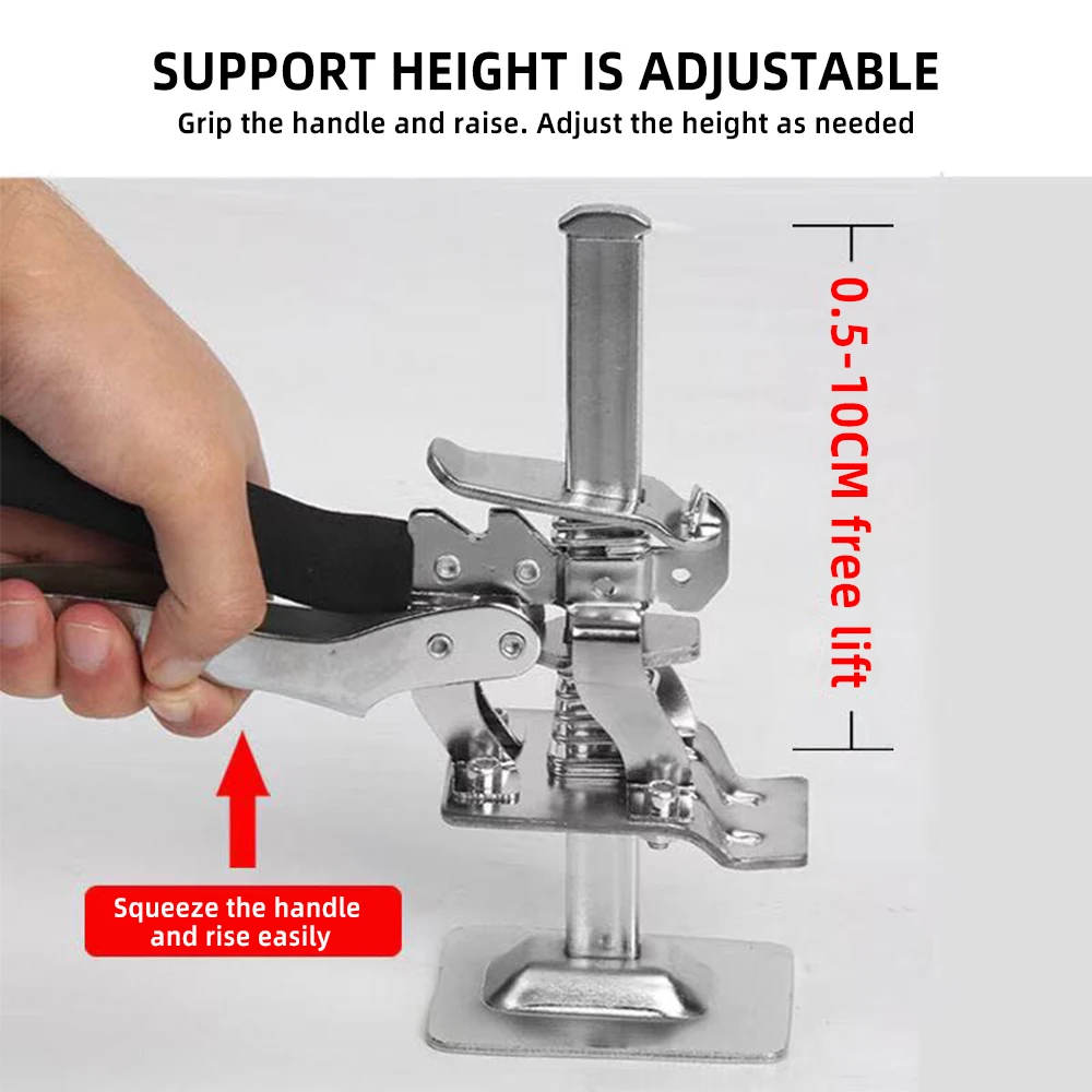 All-steel Ceramic Tile Height Regulator Foot Lifter Lifting Positioning Pad Height Manual Lifting Tool Labor-saving Arm