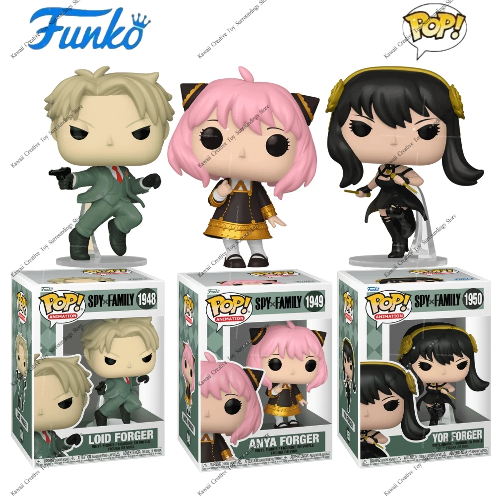 

Anime Spy x Family Figure Pop! Loid Forger Anya Forger Yor Forger Vinyl Figure Funko Limited Edition Figurine Collect Toy Gift