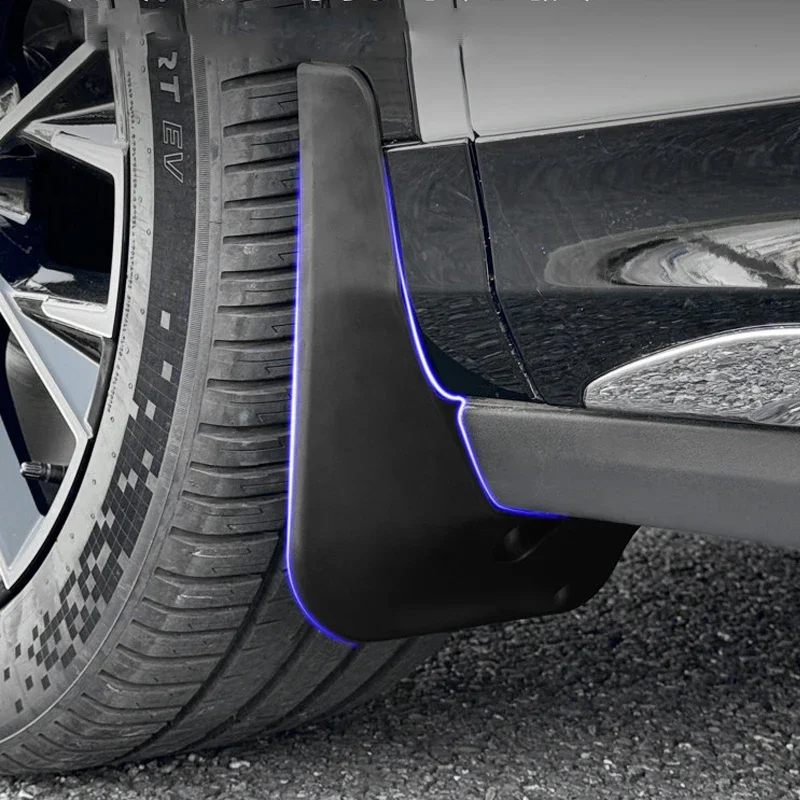 For ZEEKR 7X 2025 2026 ABS 4pcs Car Fender Mud Flaps Premium Splash Guard Anti-dirt Wear-resistant Body Protection Accessory